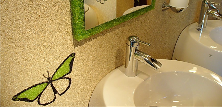 Steinteppich, Wände